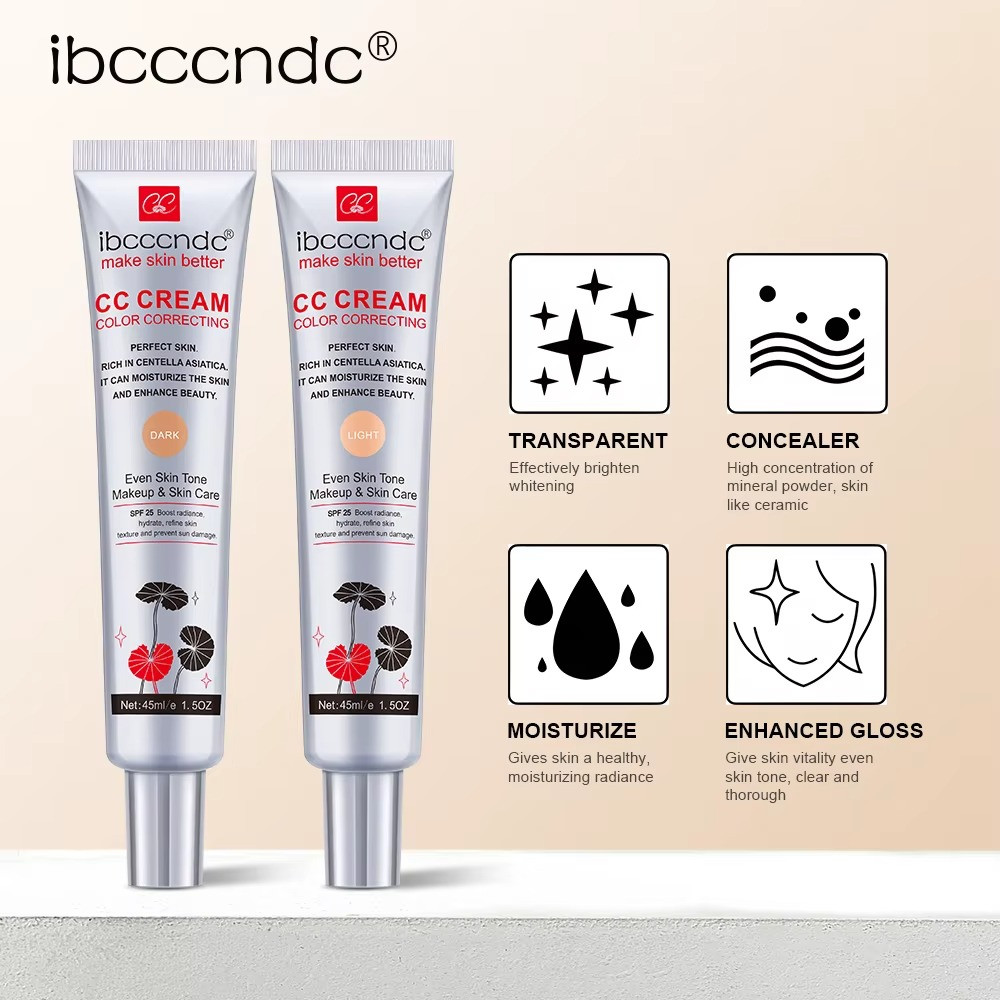 Color Correcting CC Cream Moisturizing Waterproof CC Cream SPF 25