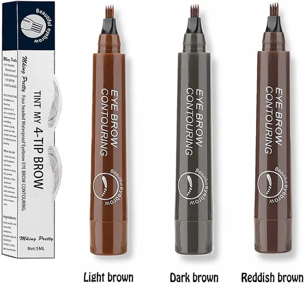 4 Point Waterproof Liquid Eyebrow Pencil