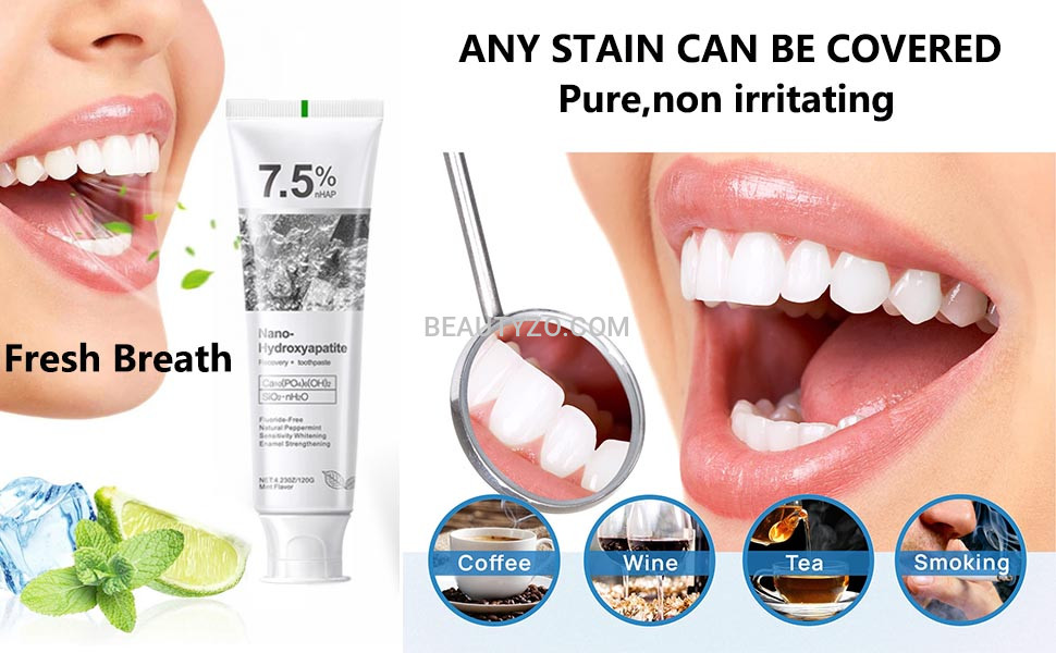 Nano-Hydroxyapatite Recovery Toothpaste 7.5
